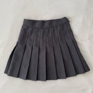 Los Angeles Apparel tennis skirt in gray XS